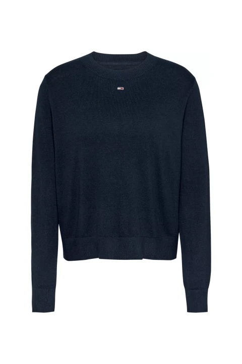 Kadın TJW ESSENTIAL CREW NECK Kazak-Lacivert - 1