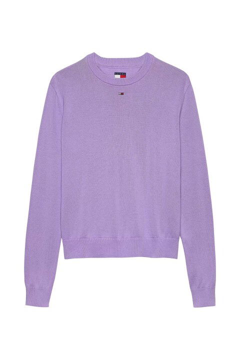 Kadın TJW Essential Crew Sweater Kazak - Mor - Tommy Hilfiger