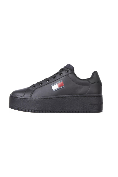 Kadın TJW PLATFORM ESS Sneaker-Siyah - Tommy Hilfiger