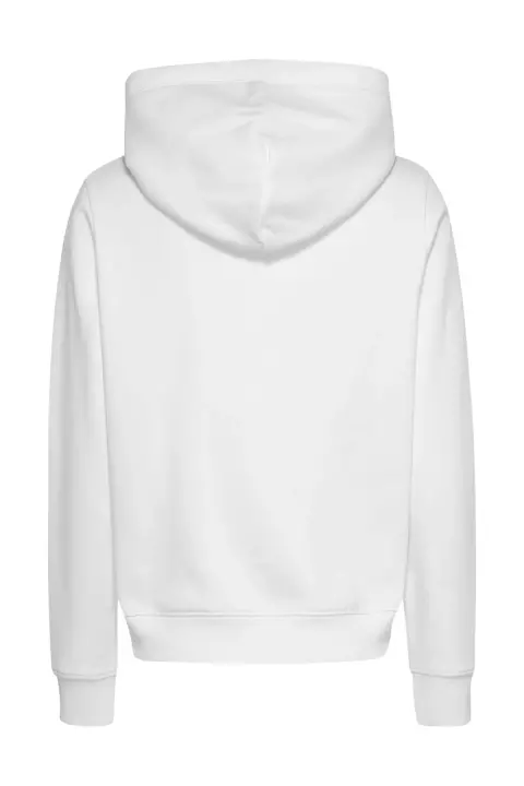 Kadın TJW Reg Linear Kapüşonlu Sweatshirt - Beyaz - 3