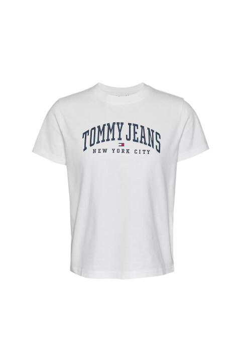 Kadın TJW REG VARSITY T-shirt - BEYAZ - Tommy Hilfiger