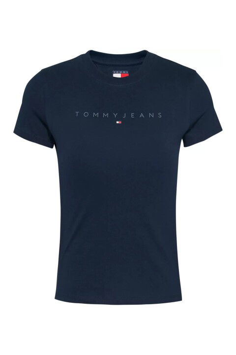 Kadın Tjw Tonal Linear T-Shirt - Lacivert - Tommy Hilfiger