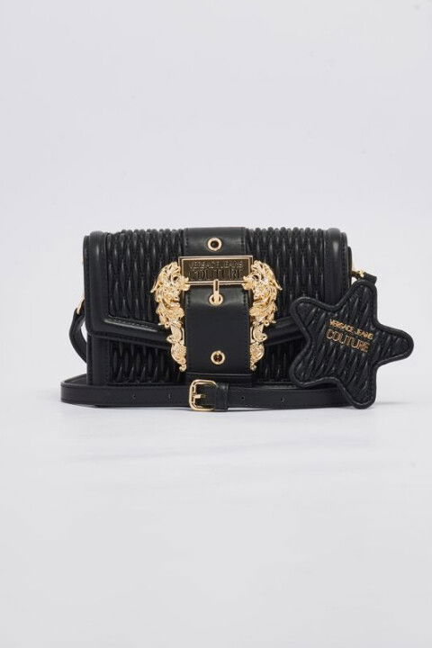 Kadın Versace Couture Mini Omuz Çantası - Siyah - Versace