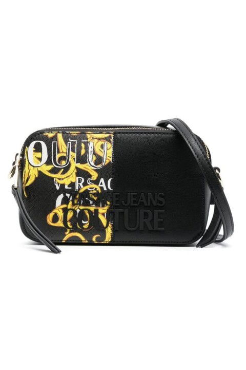 Kadın Versace Mini Omuz Çantası - Gold/Siyah - Versace