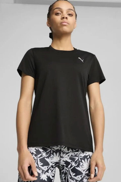 Kadın W Tad Essential Crew T-Shirt - Siyah - PUMA