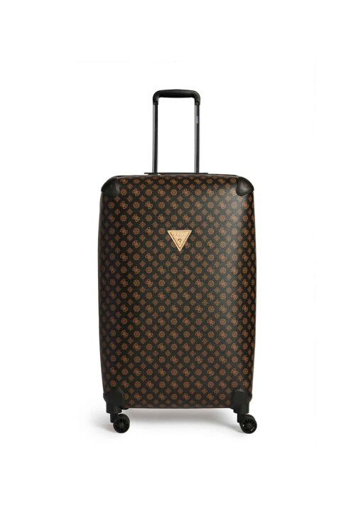 Kadın Wilder 28 In 8 Wheel Travel Büyük Boy Valiz - Kahverengi - Guess