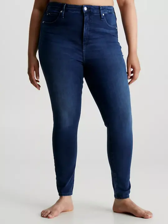 Kadın Yüksel Bel Süper Skinny Ankle Jean Pantolon - Lacivert - 2