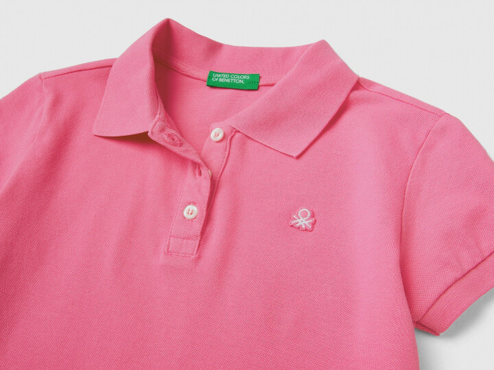 Kız Çocuk Polo T-Shirt - Pembe - 2