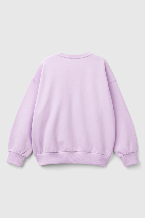 Kız Çocuk Sweatshirt - Lila - 2