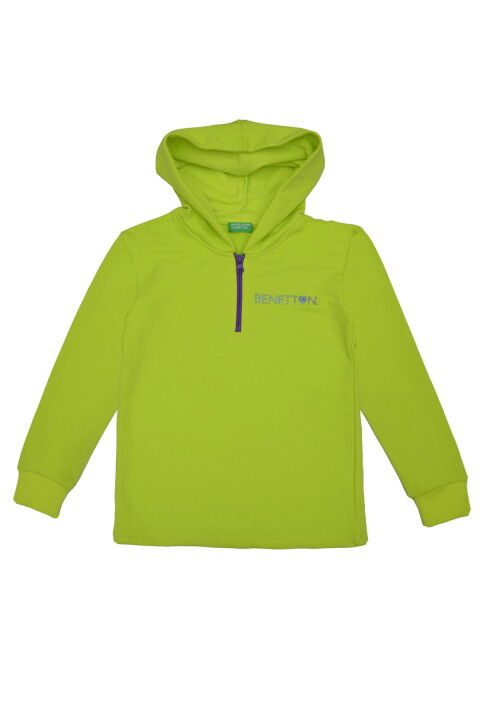 Kız Çocuk Sweatshirt - Yeşil - Benetton