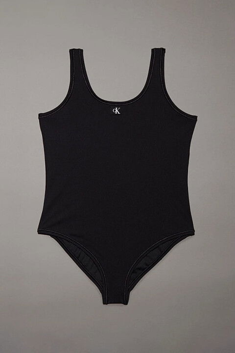 Kız Çocuk Swimsuit Mayo - Siyah - Calvin Klein