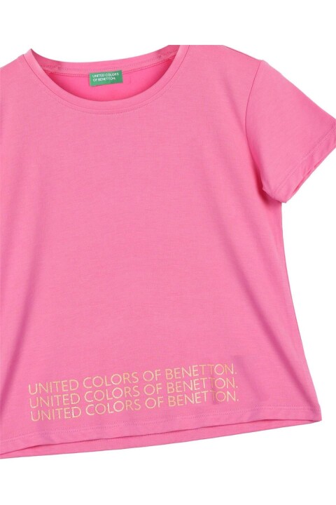 Kız Çocuk T-Shirt - Pembe - 3