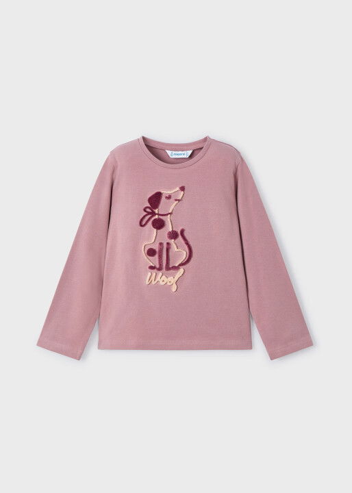Kız Çocuk Uzun Kol T-shirt - Pembe - Mayoral