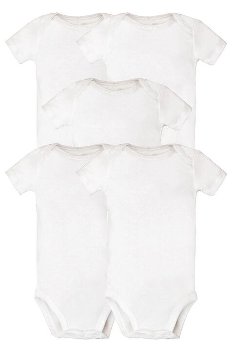 Layette Bebek 5'Li Beyaz Body Set - Ss - CARTERS