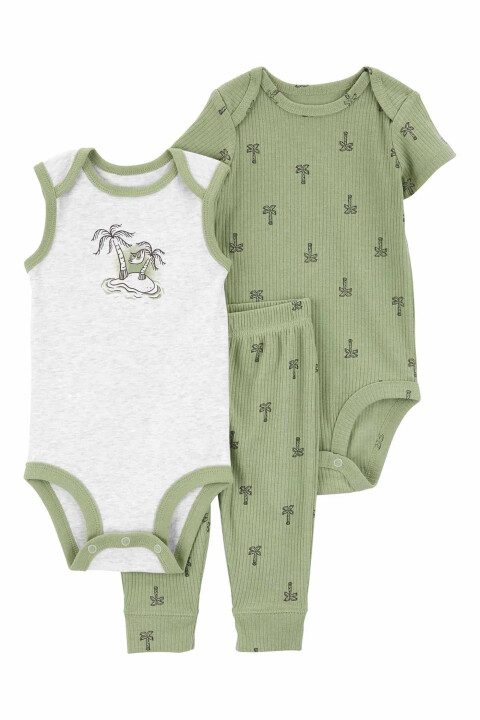 Layette Erkek Bebek 3Lü Set - CARTERS