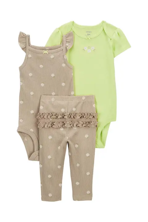 Layette Kız Bebek 3Lü Set - 1