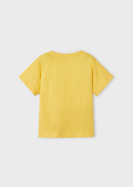 Erkek Çocuk Basic T-Shirt-Sarı - 2