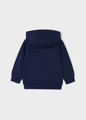 Erkek Çocuk Fermuarlı Sweatshirt-Lacivert - 5