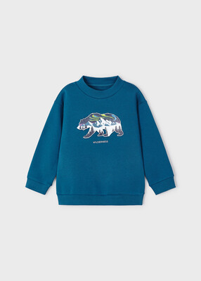 Erkek Çocuk Sweatshirt-Lacivert - 4