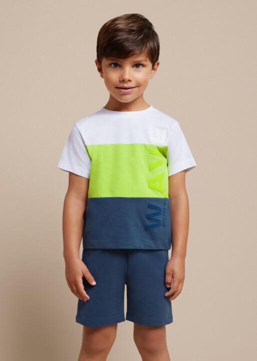 Erkek Çocuk Tişört Şort Set-Yeşil - MAYORAL