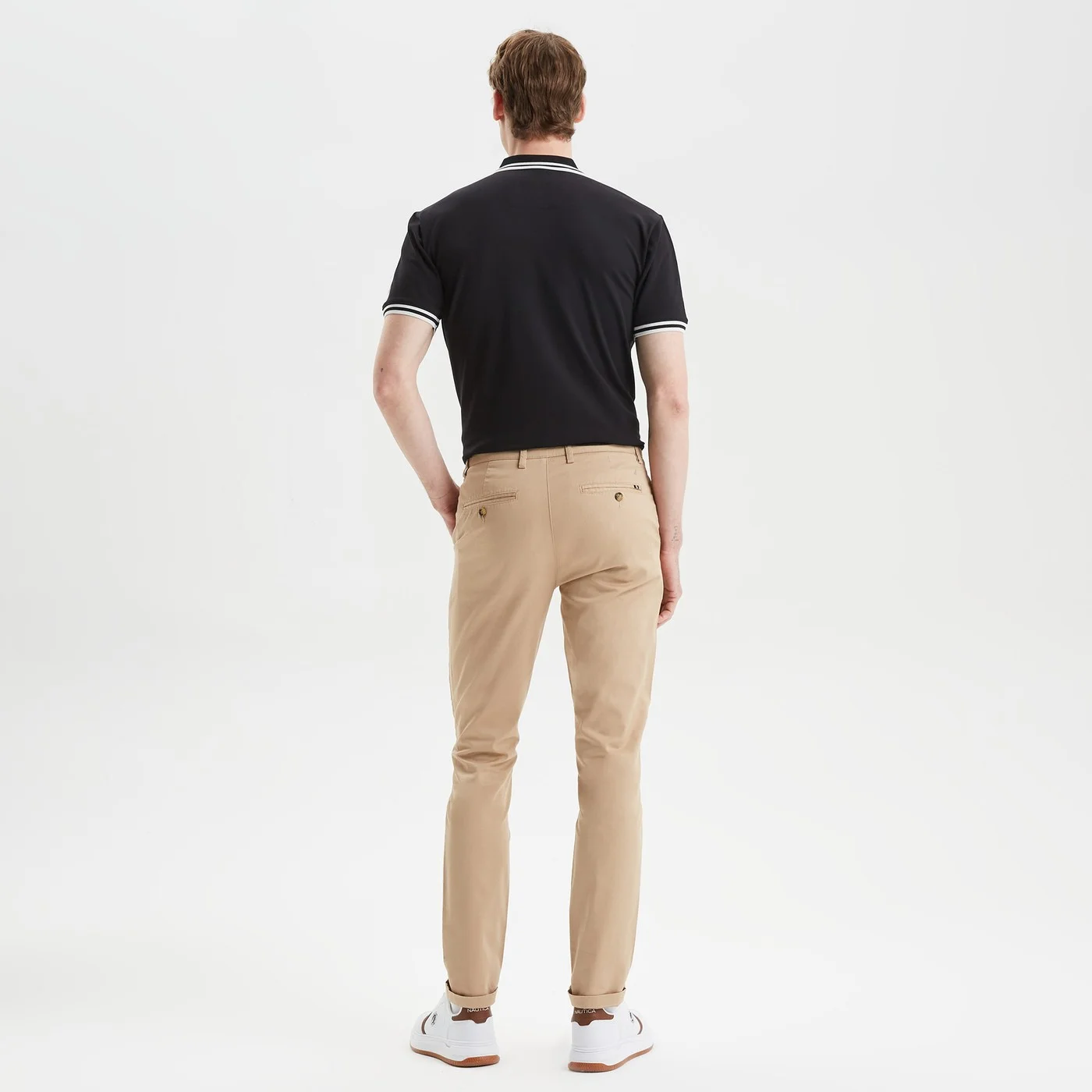 ERKEK SLIM FIT CHINO PANTOLON-BEJ - 4