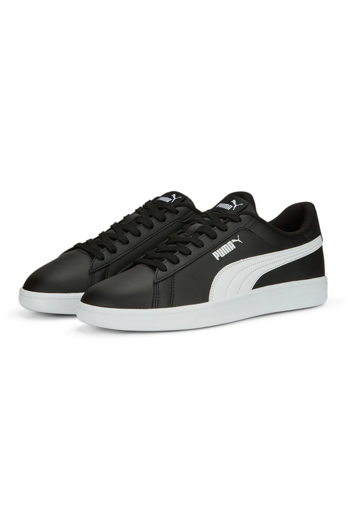 Puma Smash 3.0 L PUMA Black-PUMA White Erkek Spor Ayakkabı-Siyah-Beyaz - 3