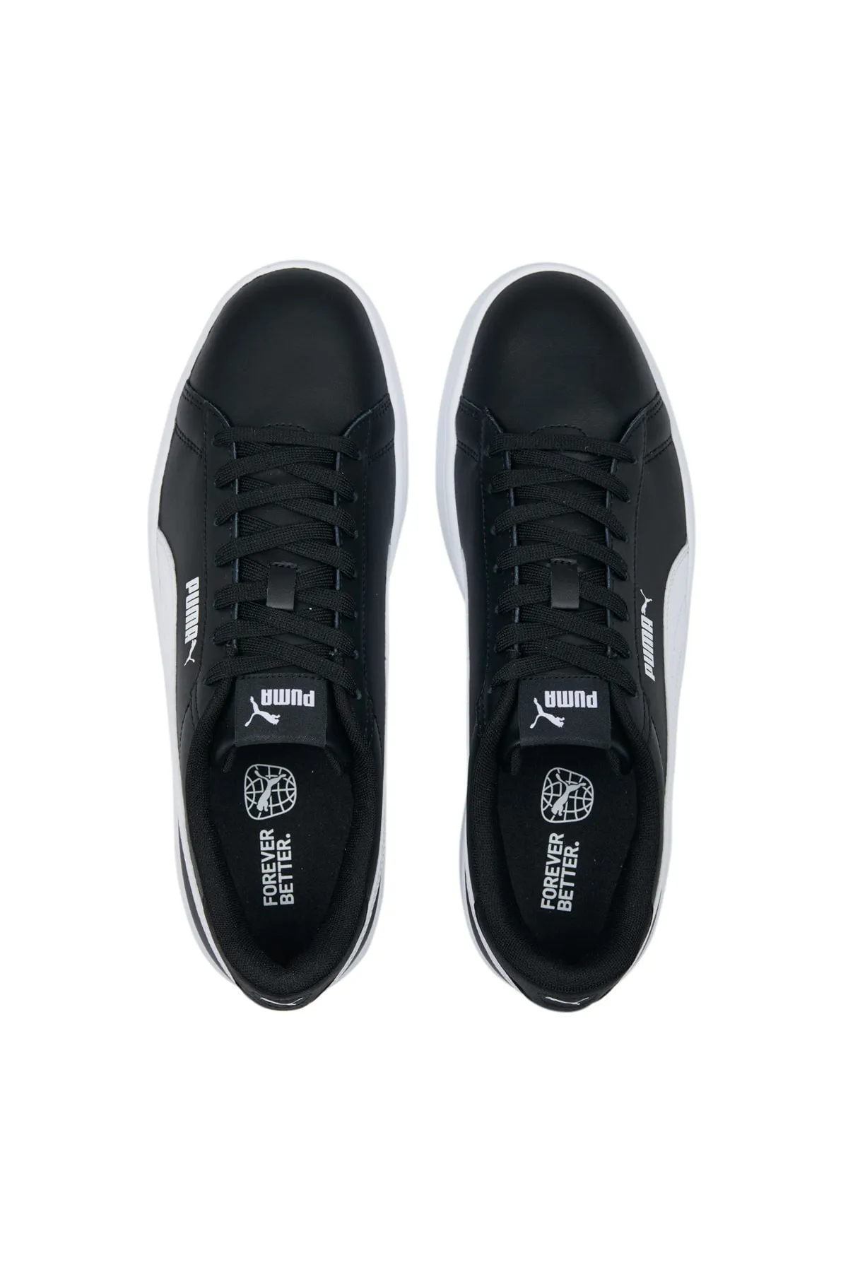 Puma Smash 3.0 L PUMA Black-PUMA White Erkek Spor Ayakkabı-Siyah-Beyaz - 4