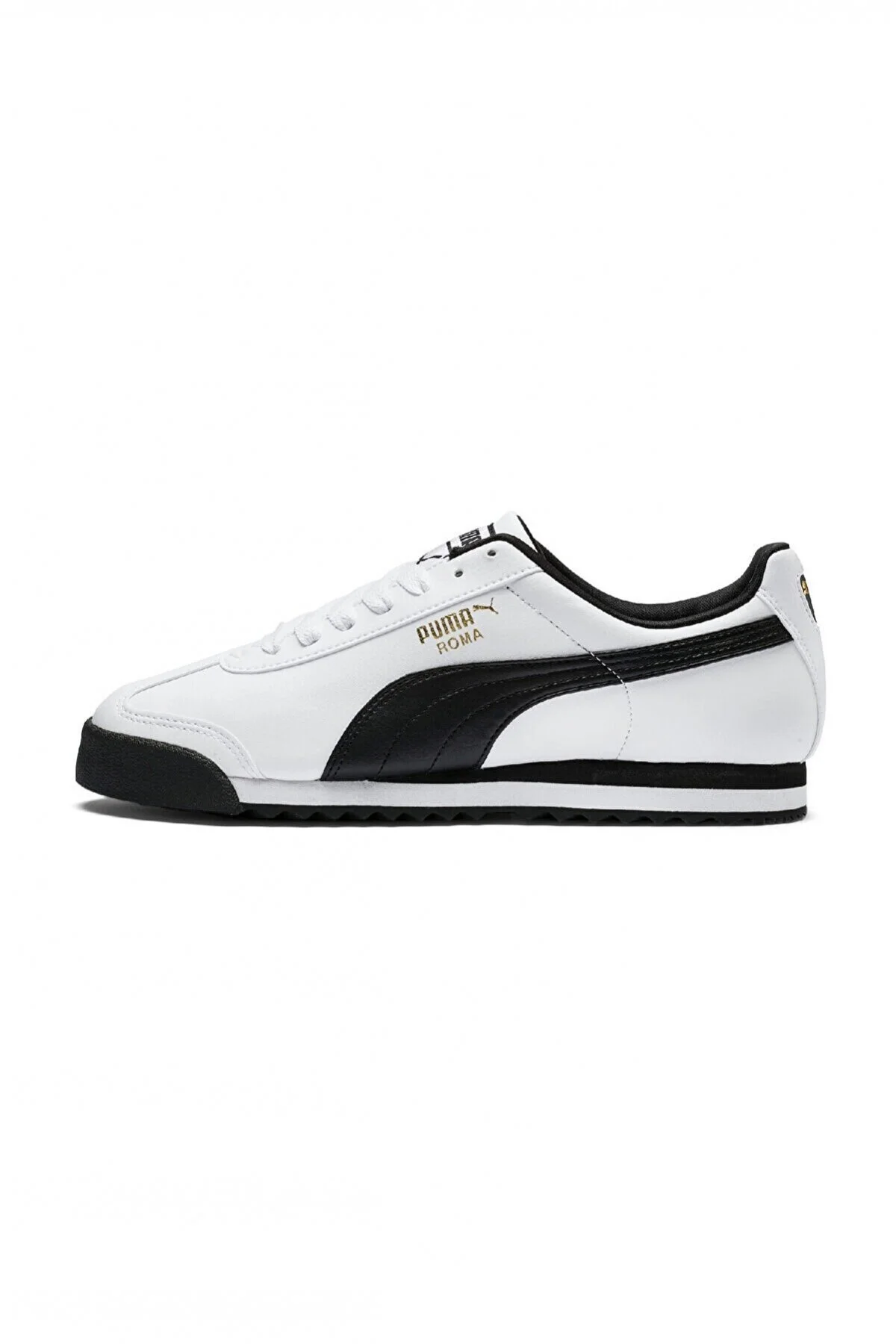 Roma Basic White-Black Erkek Spor Ayakkabı-Siyah-Beyaz - 1