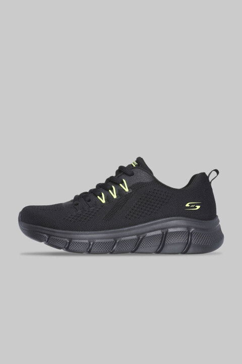 Erkek Bobs Sport B Flex - Electric Cool Spor Ayakkabı-Siyah - SKECHERS