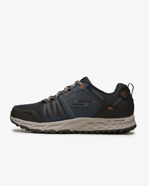 Erkek Escape Plan Spor Ayakkabı-Lacivert-Turuncu - SKECHERS