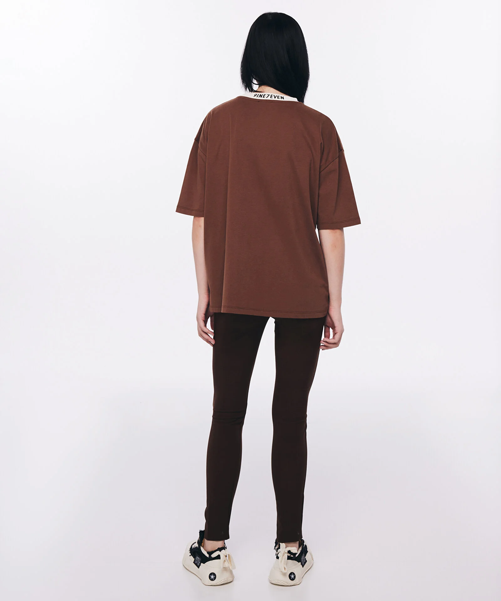 ARTWORKLÜ OVERSIZE T-SHIRT-KAHVE - 2