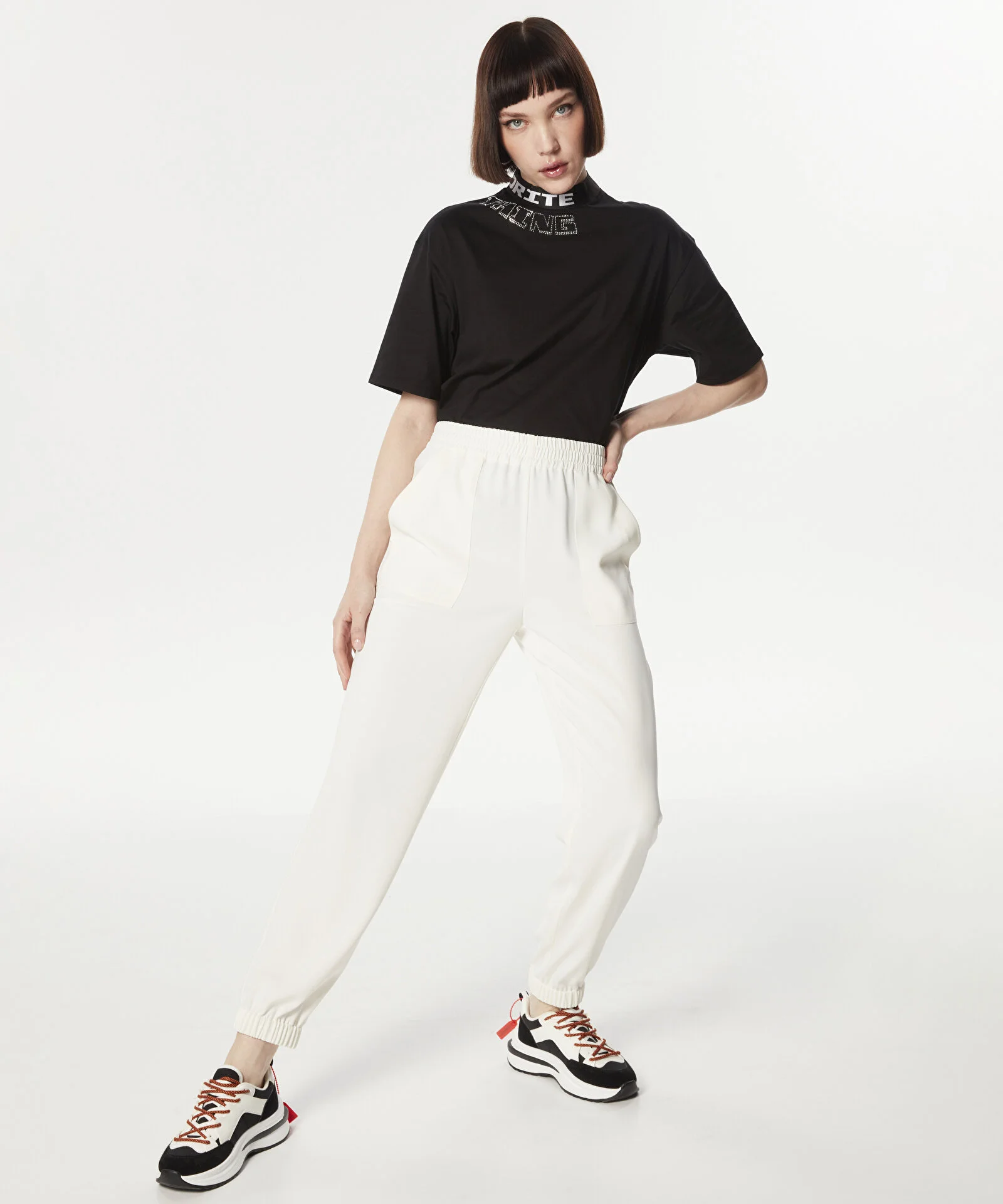 Cepli Jogger Pantolon-Ekru - 1