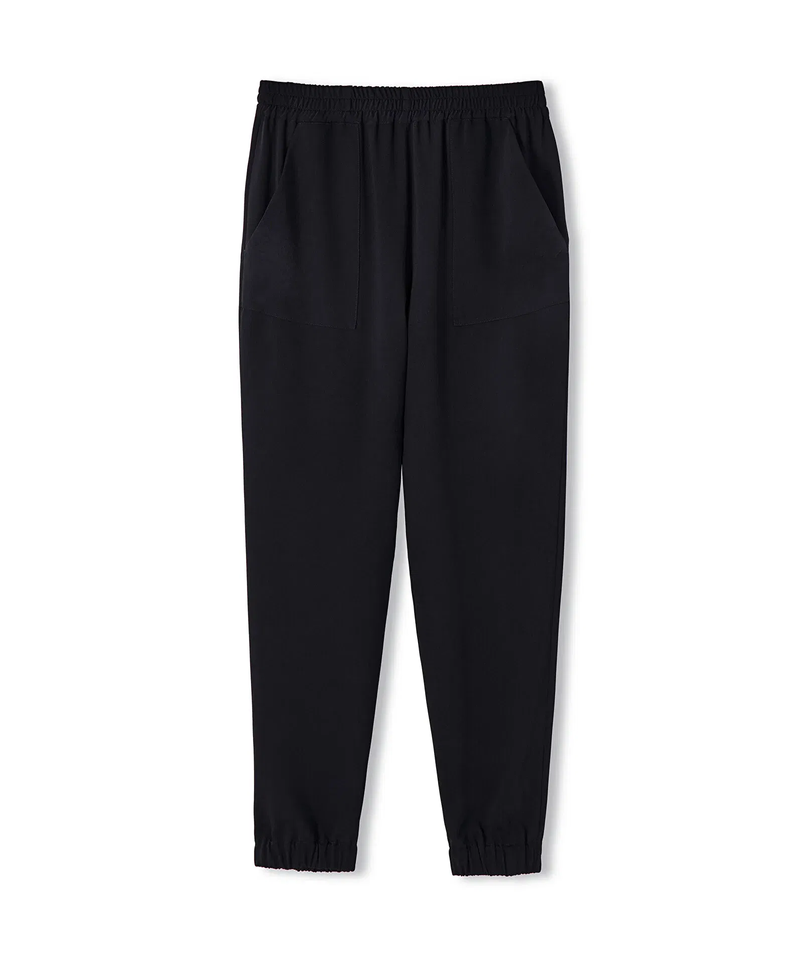 CEPLİ JOGGER PANTOLON-SİYAH - 6