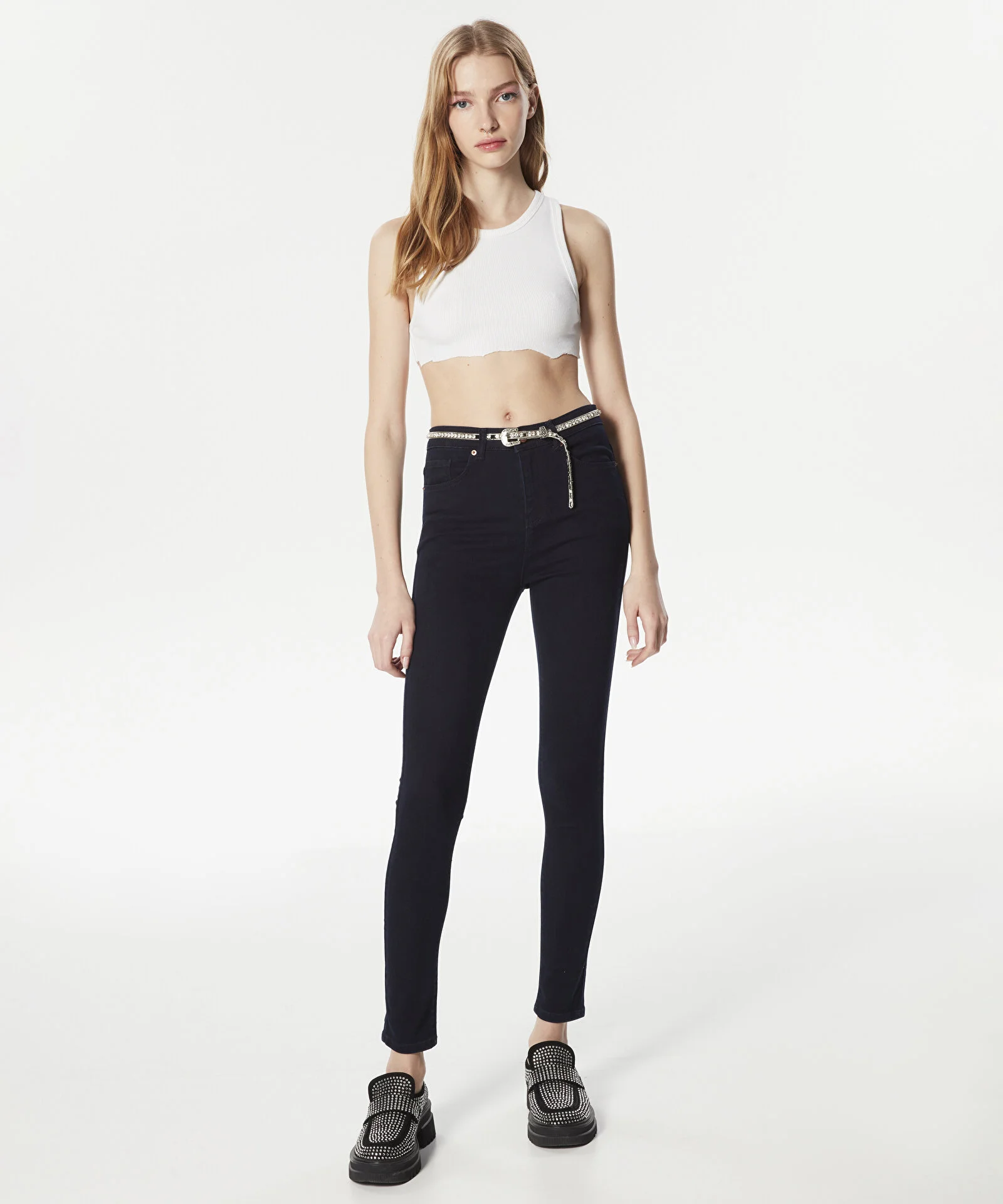 JEGGINGS JEAN PANTOLON-KOYU İNDİGO - 2