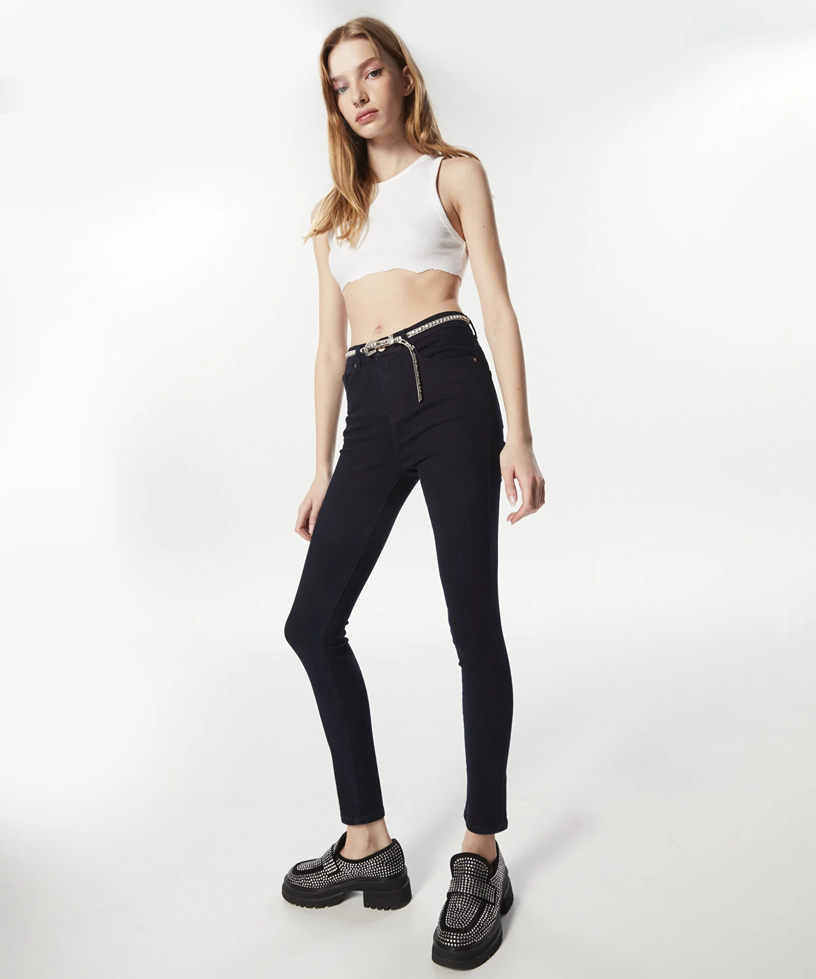 JEGGINGS JEAN PANTOLON-KOYU İNDİGO - 3