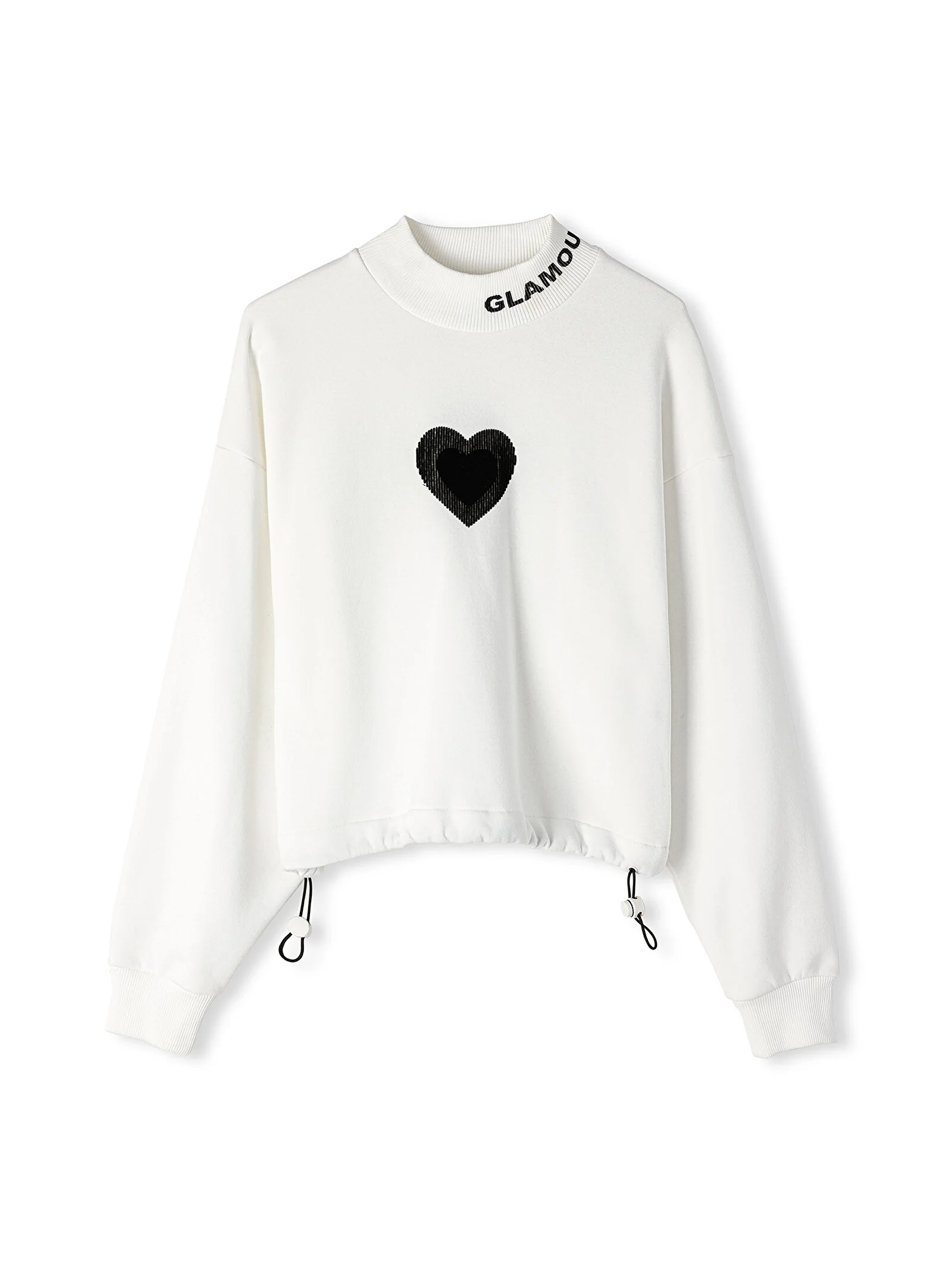 KADİFE BASKILI SWEATSHIRT-EKRU - 6