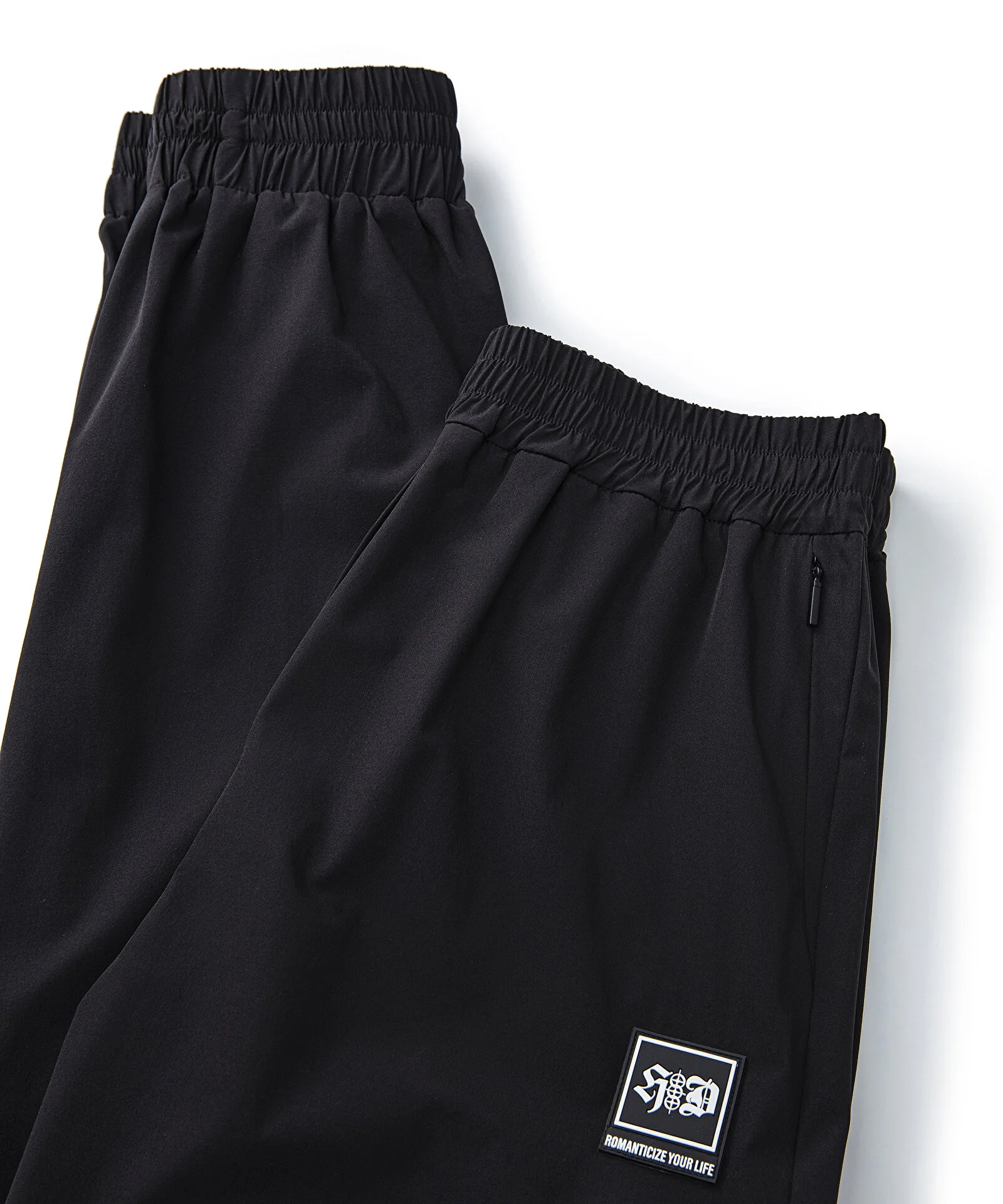 TEKNİK KUMAŞ JOGGER PANTOLON-SİYAH - 6