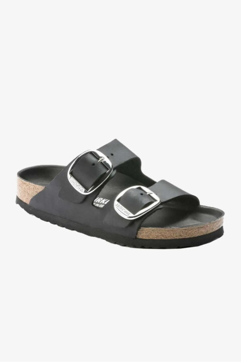 Kadın Arizona Big Buckle Fl Terlik-Siyah - Birkenstock