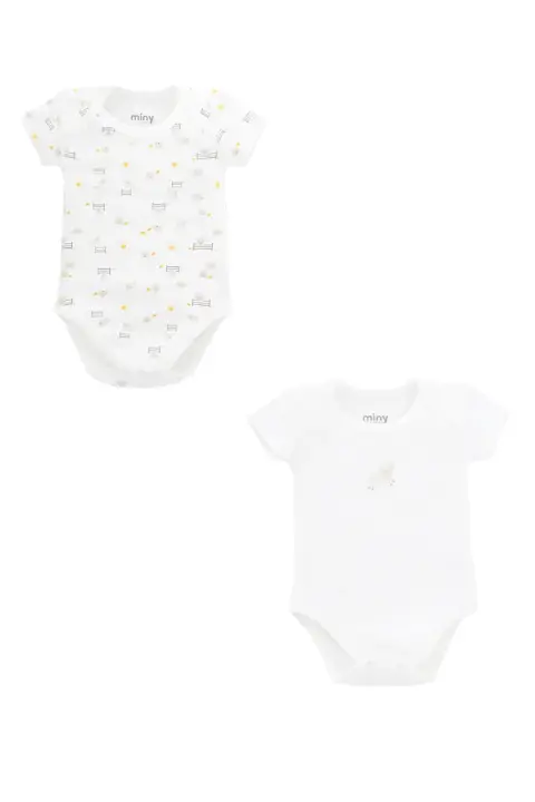 Unisex Bebek 2Lı Body Set - 1