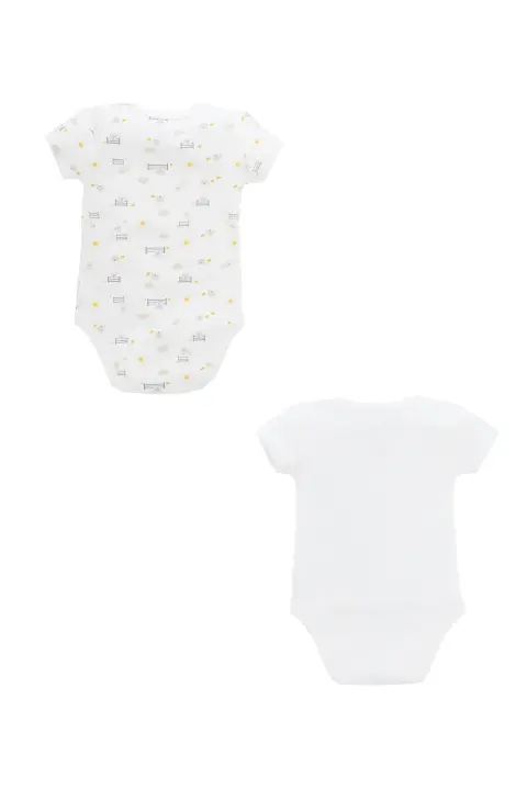 Unisex Bebek 2Lı Body Set - 3