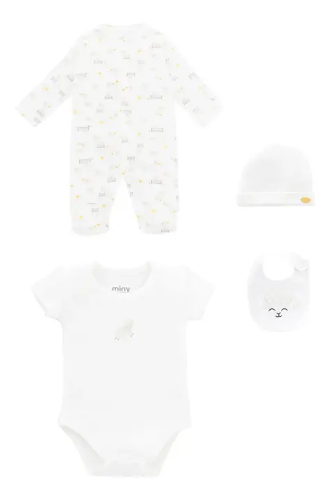 Unisex Bebek 4 Lu Set - 2