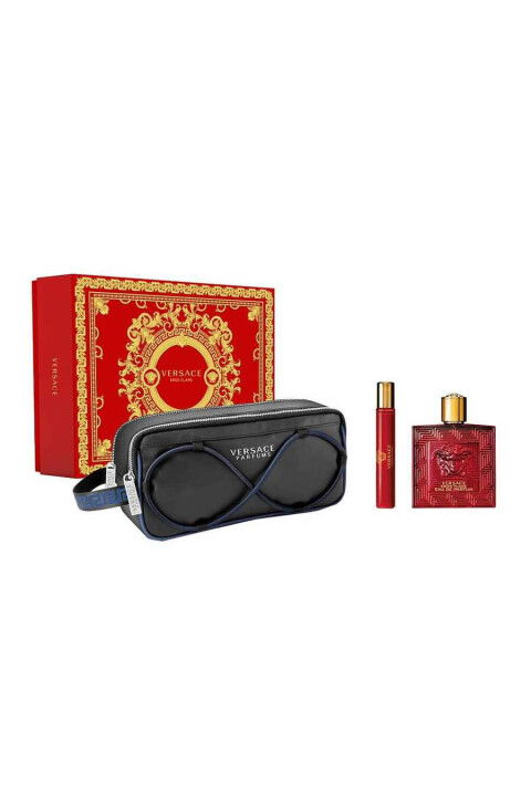 Versace Eros Flame Edp 100 Ml Set Erkek Parfüm Seti - Versace