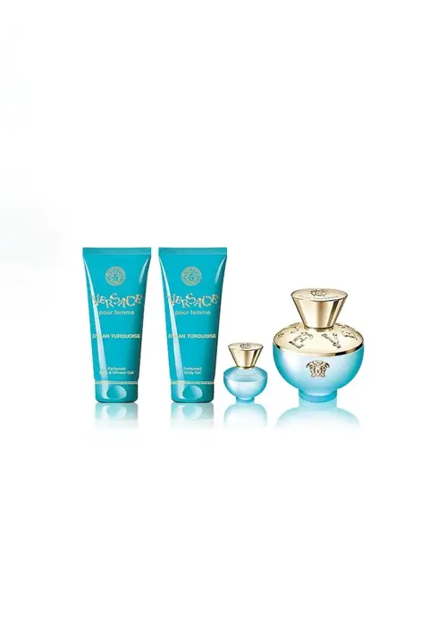 Versace Dylan Turquoise Pour Femme Edt 100 ml Kadın Set - 1