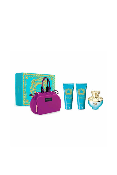 Versace Dylan Turquoise Pour Femme Edt 100 ml Kadın Set - 2